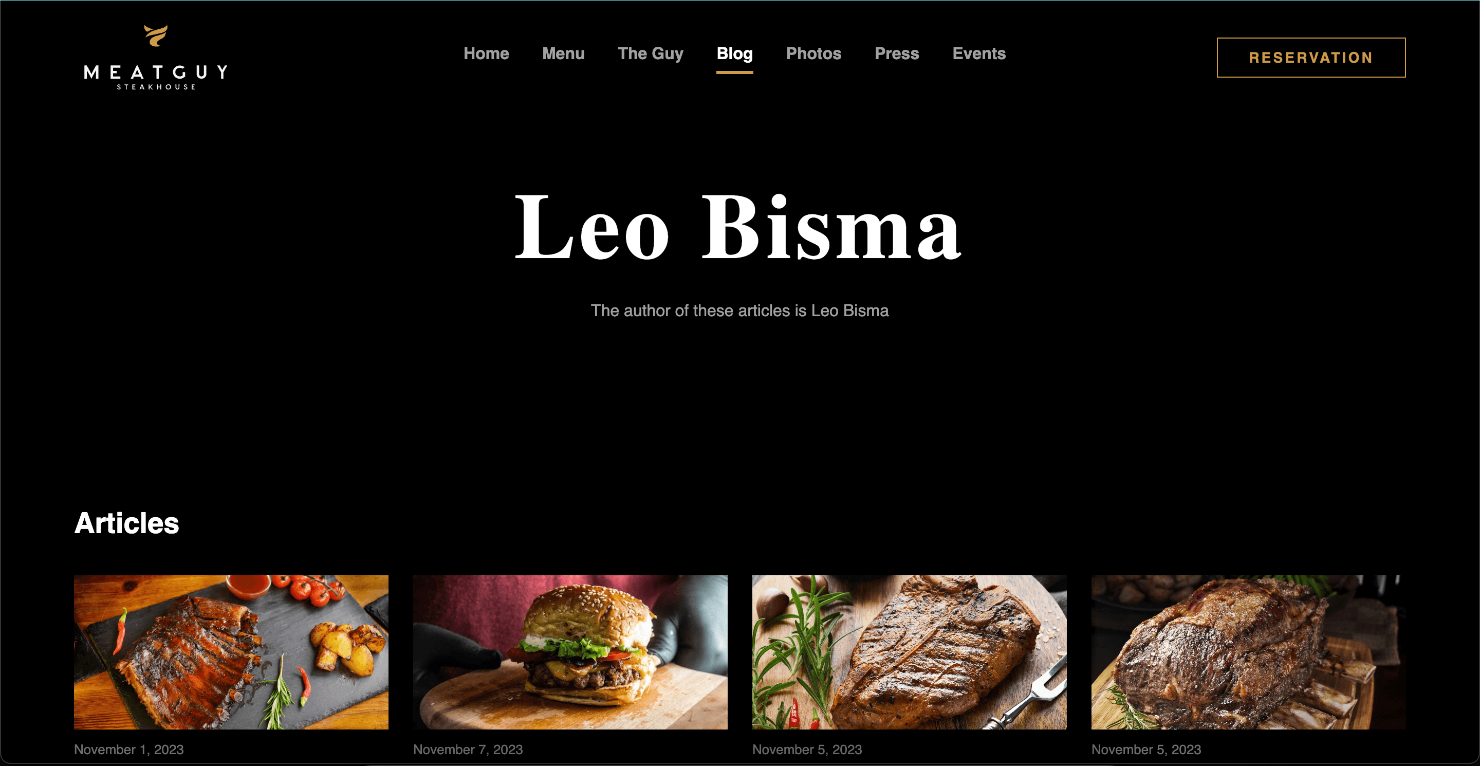 Author Pages